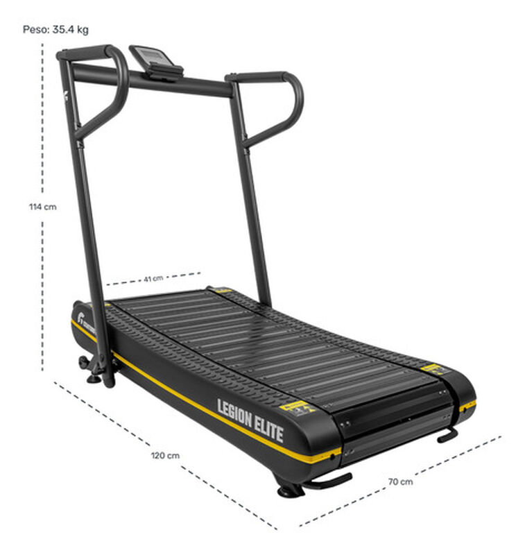 Caminadora Curva Mec&aacute;nica Semi Profesional Con ... image number null