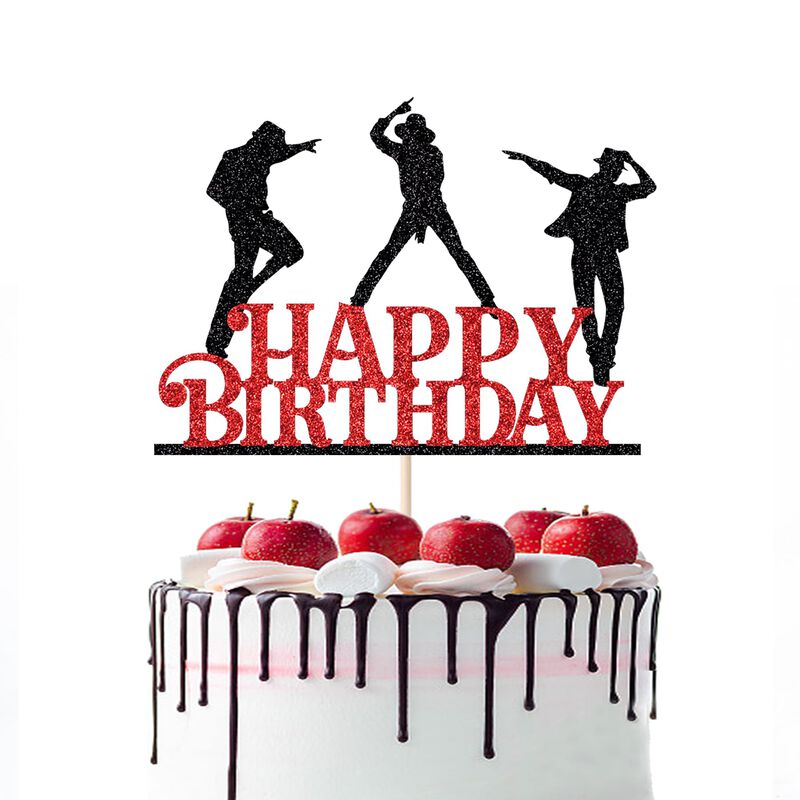Adorno Para Pastel Naicaek Dance King Cumplea&ntilde;o... image number null