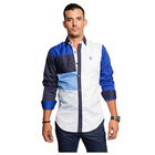 Camisa Blanca 4 Rayas Azules LuQtari Talla S