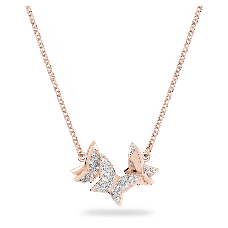 Collar Swarovski Lilia Butterfly Chapado En Oro... image number null