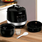 Olla de Presión T-Fal Cy426850 Multifunción 10 En 1 Multi Chef Receta color negro