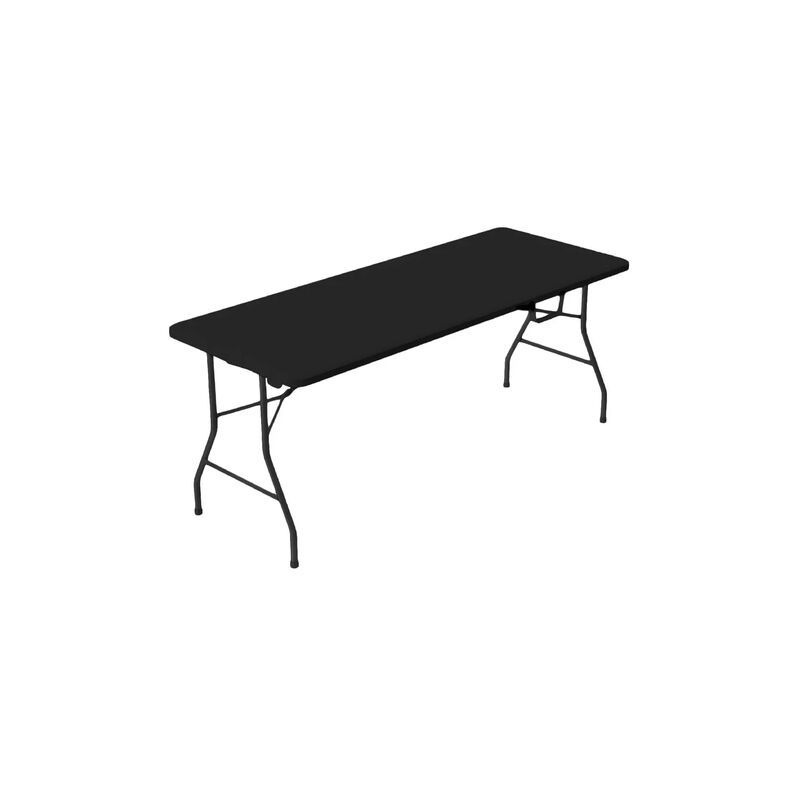Mesa Pl&aacute;stico Plegable Shtark Negra F&aacute;cil Trans... image number null