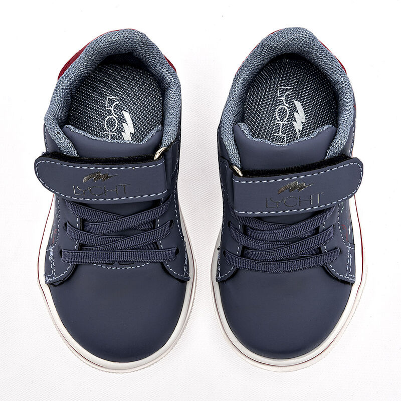 Lycht tenis para beb&eacute; azul rojo cod 140981-B image number null