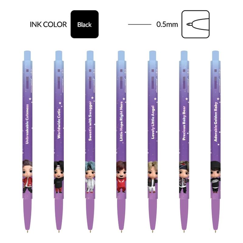 Bol&iacute;grafo Tinytan 7 Unidades 0,5 mm Negro &ndash; Ver... image number null