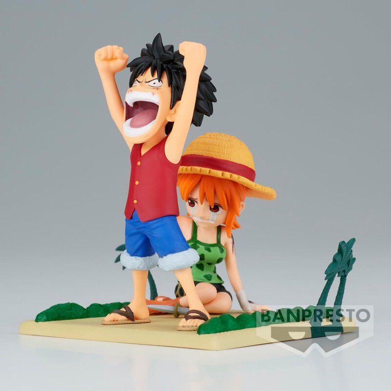 Figura Monkey D. Luffy & Nami One Piece Log Sto... image number null