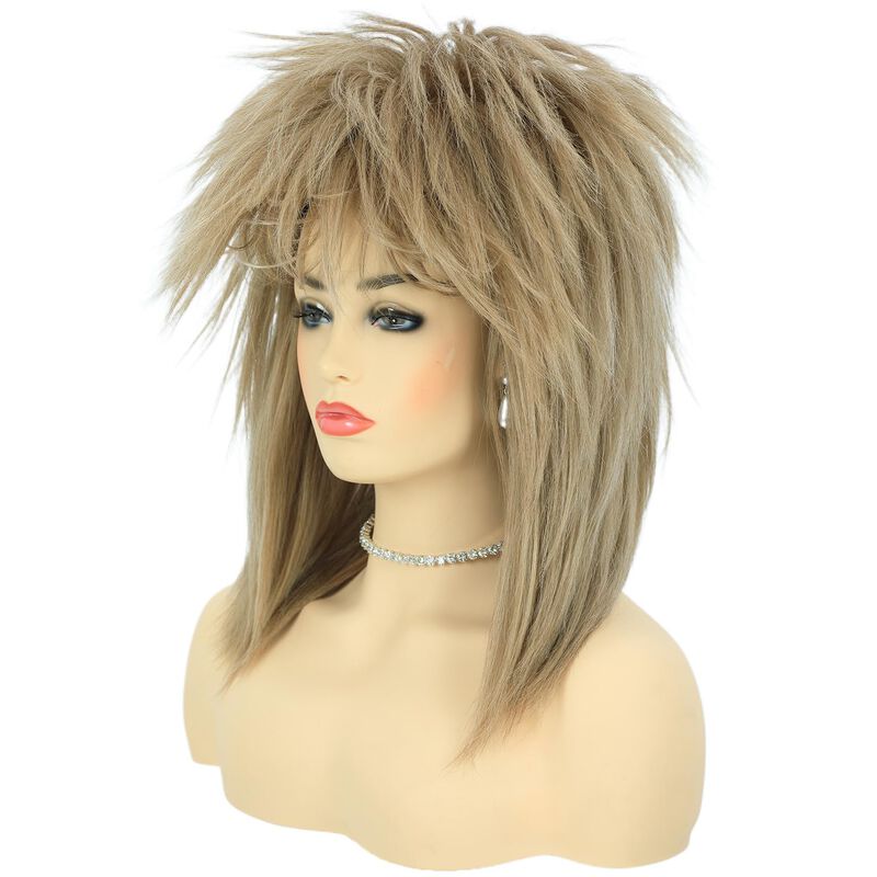 Peluca Para Disfraz De Bettecos, Tina Rock Diva... image number null
