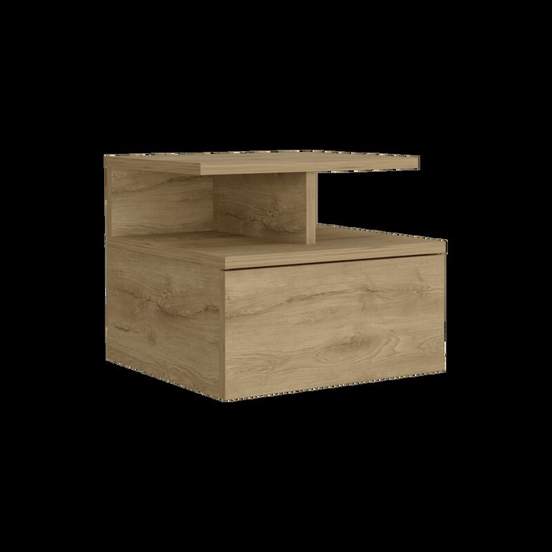 Buró Flotante Nube Macadamia con Un Cajón Virtu... image number null