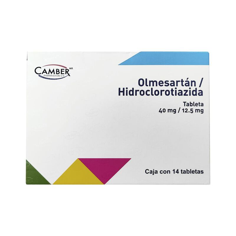 Olmesartan / Hidroclorotiazida 40/12.5 Mg 14 Ta... image number null