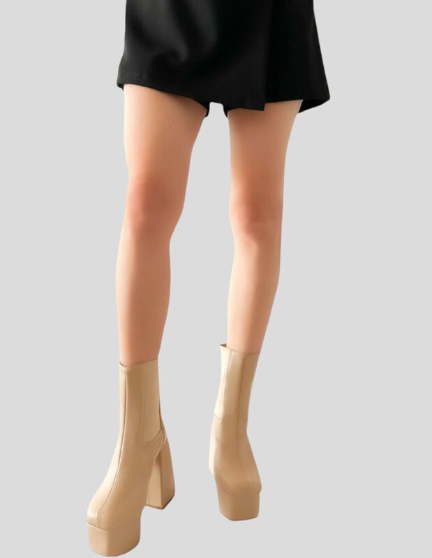 BOTIN DE PLATAFORMA PARA MUJER MALABIS BOT-1021... image number null