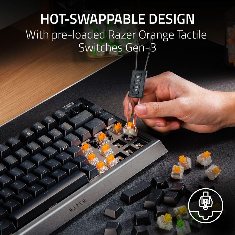 Teclado Mec&aacute;nico Para Juegos Razer Blackwidow V... image number null