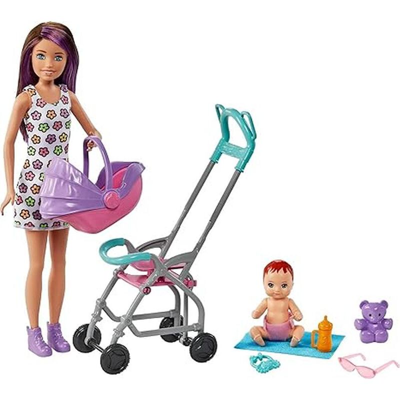 Barbie Skipper Babysitters Inc, Set De Mu&ntilde;eca, ... image number null