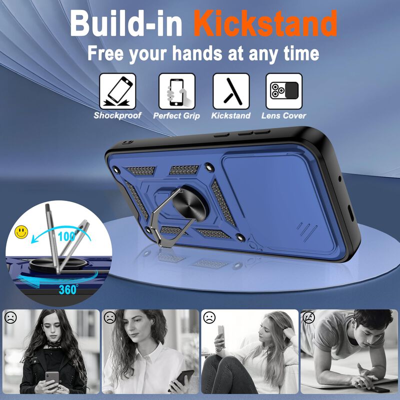 Funda ATUMP para OnePlus 15 Azul con Soporte In... image number null
