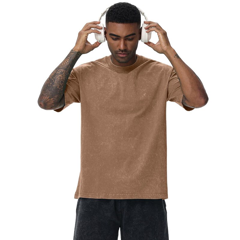 Pack de 4 Camisetas Oversize Snowelve de Algod&oacute;... image number null