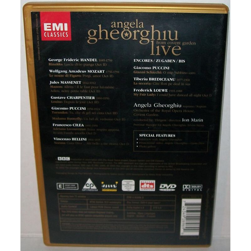 DVD EMI Angela Gheorghiu - En Vivo en Covent Ga... image number null