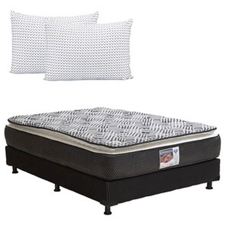 Colch&oacute;n Queen Size Spring Air Omega+Almohada Di... image number null