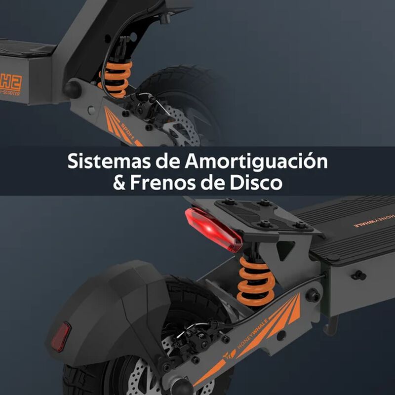 Scooter Eléctrico Honey Whale H2 Gris image number null