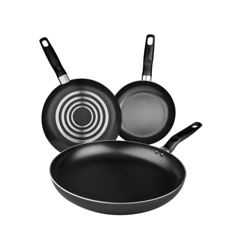 3 Sartenes 20 24 y 30 cm Aluminio T-fal Inicia image number null