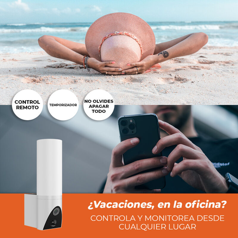 Cámara de Monitoreo con Lámpara Inteligente Wi-... image number null