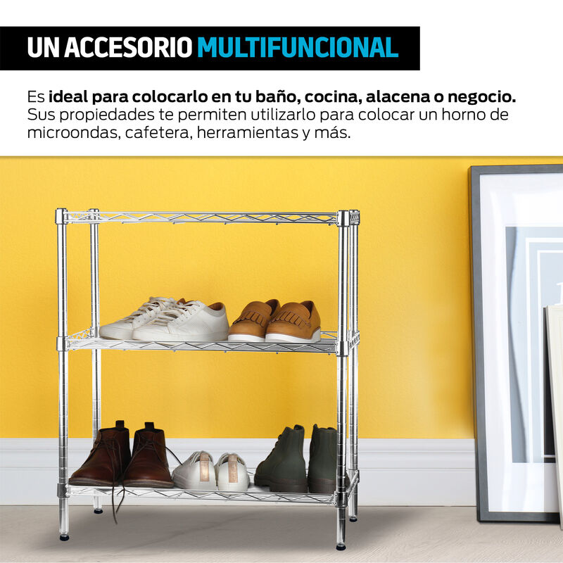 Estante Organizador de Metal Redlemon Blanco image number null