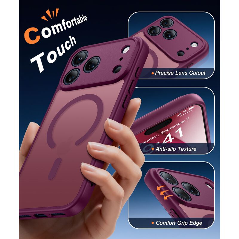 Funda Transl&uacute;cida Mate FNTCASE para iPhone 17 P... image number null