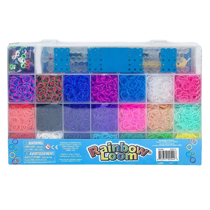 Set Combinado Rainbow Loom&reg; Mega Con M&aacute;s De 700... image number null
