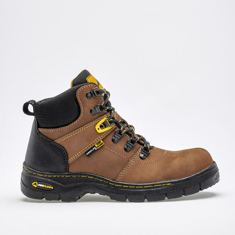 Cliff Bota Industrial Para Hombre Caf&eacute; Negro Co... image number null