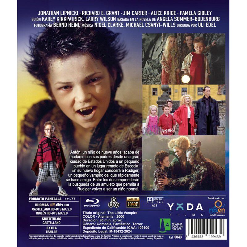 El Peque&ntilde;o Vampiro [blu-ray] (2000) The Little ... image number null