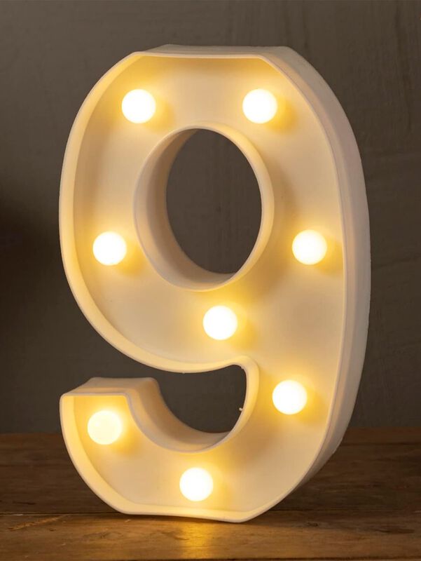 Letra Decorativa Led Blanca Bluelander image number null