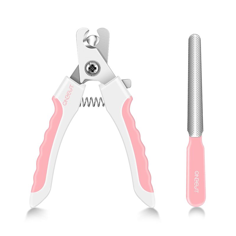 Corta&uacute;&ntilde;as Onecut 15 cm Rosa Con Guarda De Segur... image number null