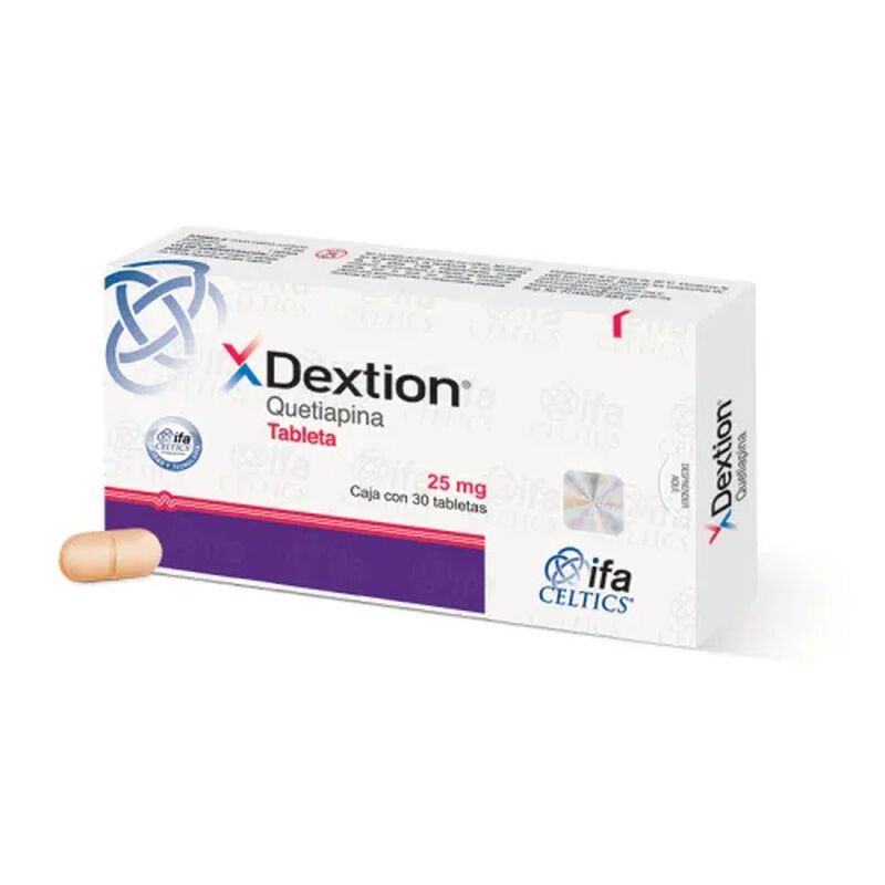 DEXTION 25 MG C/30 TABLETA (QUETIAPINA) image number null