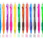 Bol&iacute;grafos Borrables Aozora 0,7 Mm Punta Fina Pack De 12 Colores