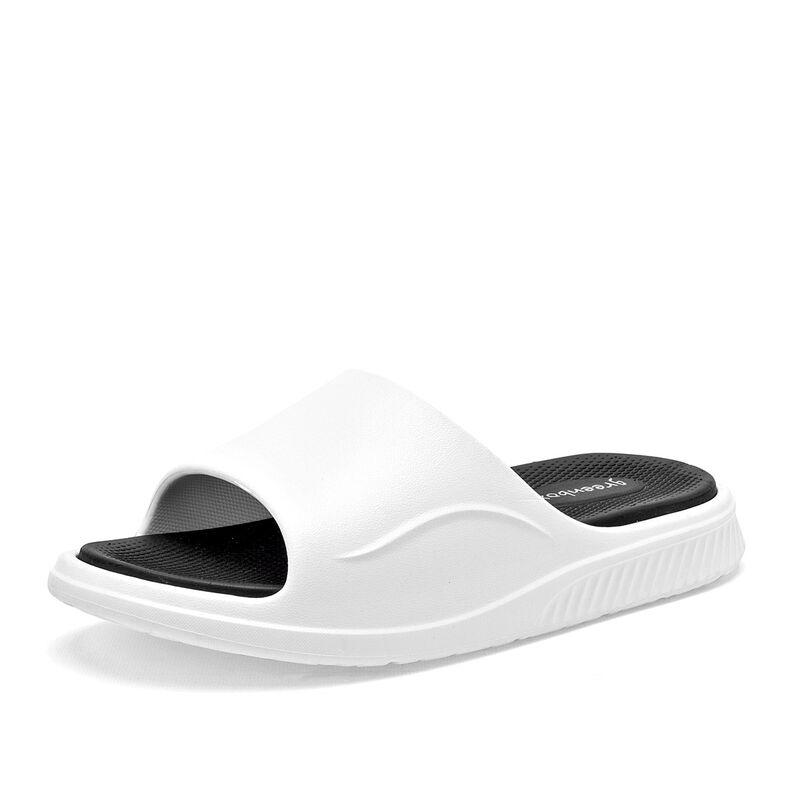 Elega Sandalia Impermeable Para Hombre Blanco C... image number null