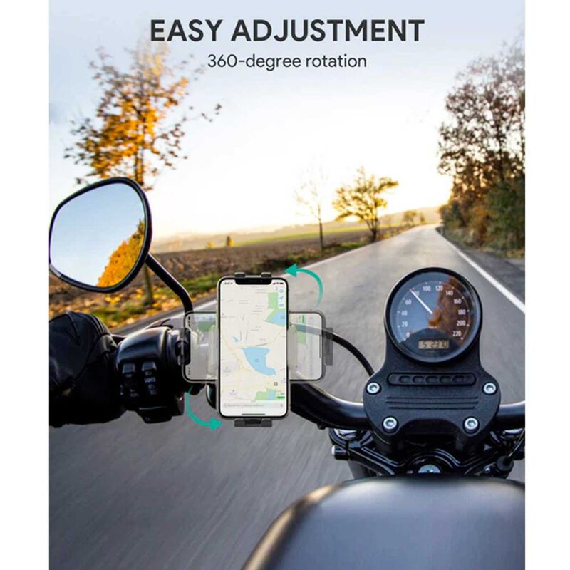Soporte Aukey Para Bicicleta Y Moto Ajustable U... image number null