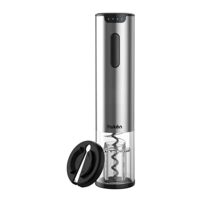 Descorchador El&eacute;ctrico Huken Premium Gris Hu-wo... image number null