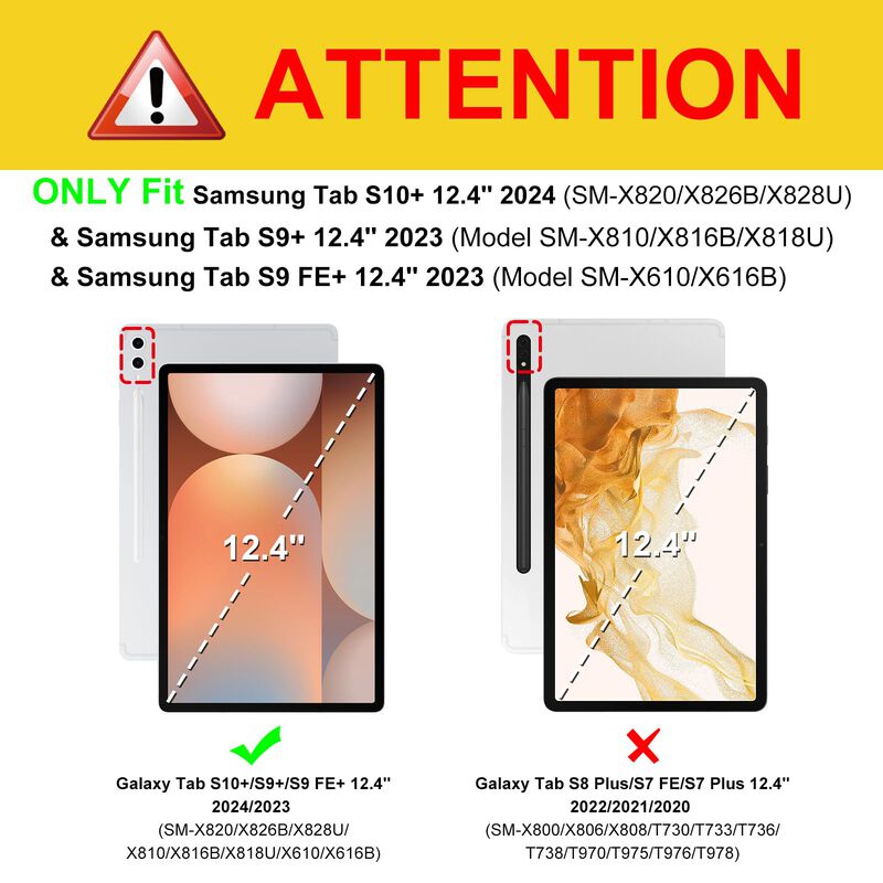 Funda Fintie Para Samsung Galaxy Tab S10+ S9+ S... image number null