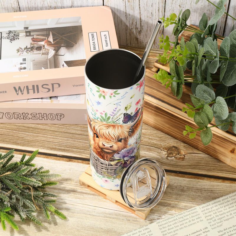 Vaso Termo Whaline 600 ml Vaca De Monta&ntilde;a Con F... image number null