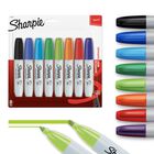 Juego De Rotuladores Sharpie, Punta Cincelada Permanente, 8 Colores Surtidos