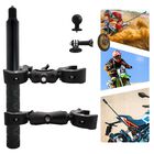 Kit De Soporte Para Moto Con Doble Pinza Y Palo Para Selfies Para Insta 360