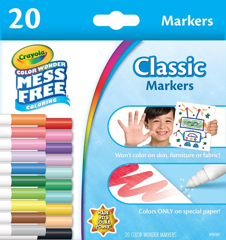 Juego De Rotuladores Crayola Color Wonder 20 Br... image number null