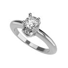 Anillo de Compromiso de 14K con Diamante de Laboratorio 0.50 CT F VS1 Talla 9 ORO BLANCO 14K&ndash; / FJ791-50-14W-LG-9