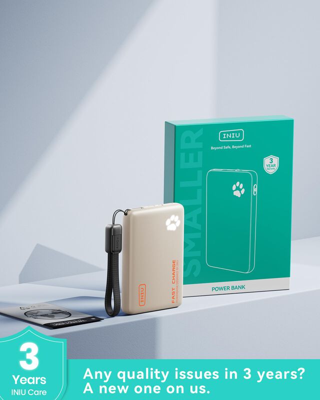 Cargador Port&aacute;til Iniu 10000mah 45w Pd Power Ba... image number null