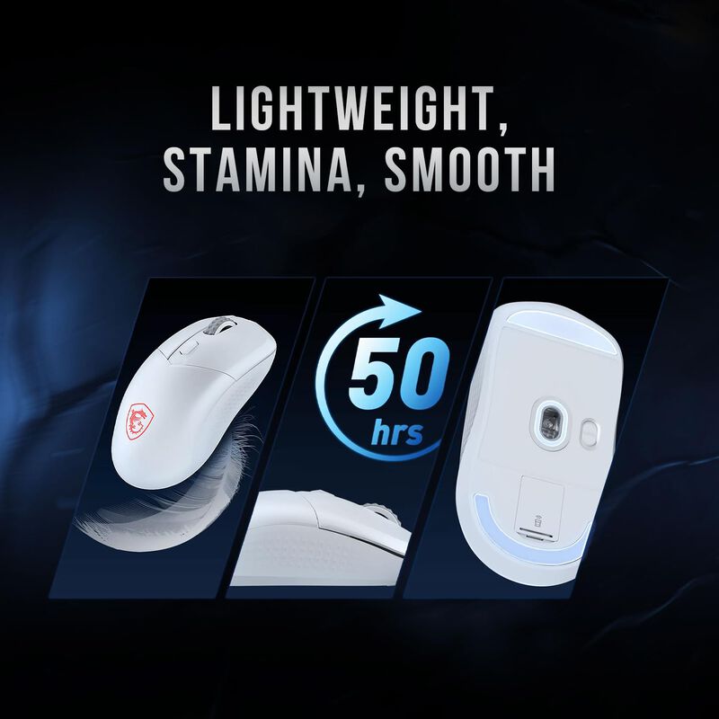 Mouse Gamer Msi Versa 300 Wireless 8000 Dpi Rgb image number null