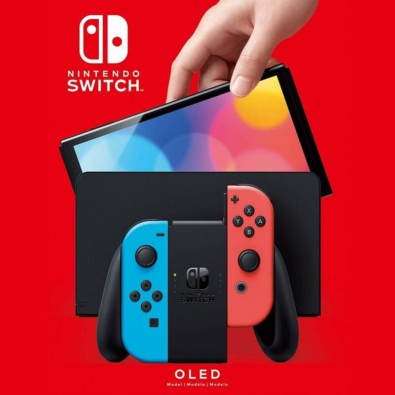Consola Nintendo Switch Oled 64gb Neon Más Kit ... image number null