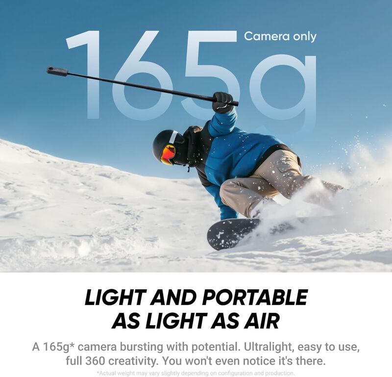 C&aacute;mara De Video Insta360 X4 Air 8k Resistente A... image number null