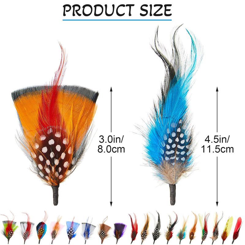 Plumas Para Sombreros Kenning, 39 Unidades, Plu... image number null