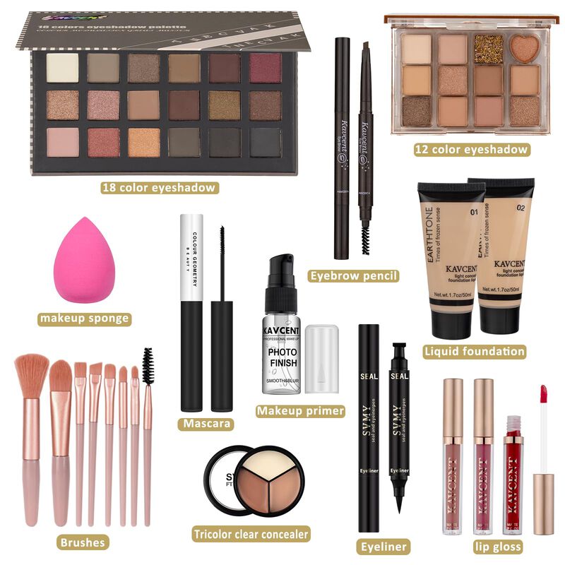 Kit De Maquillaje Kavcent Para Mujeres Adolesce... image number null
