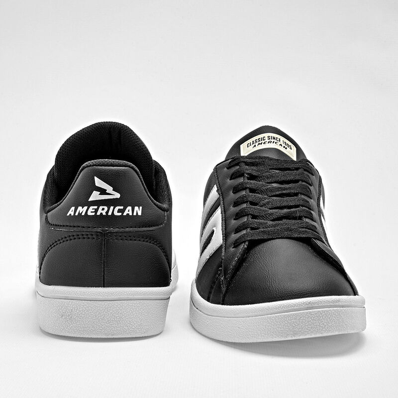 American Fire Tenis urbano para hombre negro bl... image number null