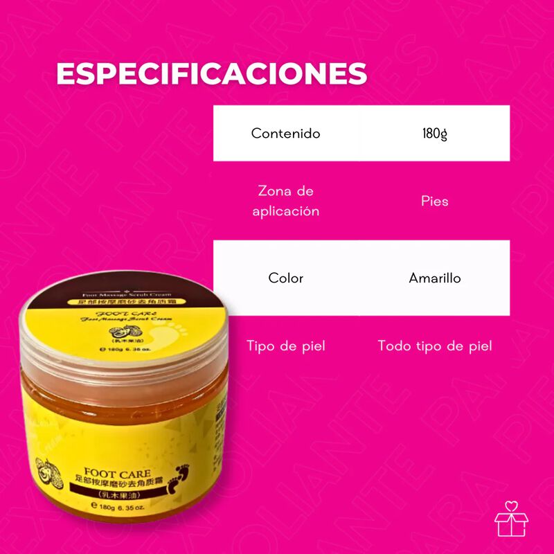 Pack de 6 Exfoliantes para Pies Callos Resequed... image number null