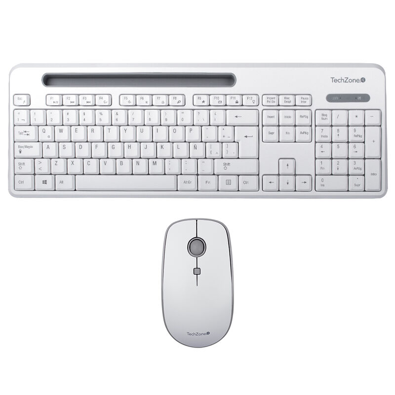 TechZone Teclado y Mouse Inalámbrico 1600 DPIs ... image number null
