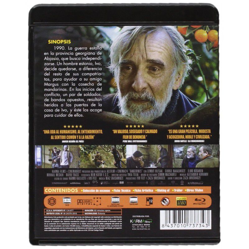 Mandarinas (blu-ray) image number null